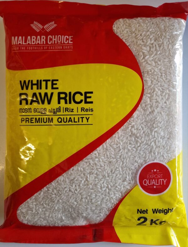 White Raw Rice 2Kg / Pachari