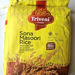 Triveni Sona Masoori Rice (20lbs)